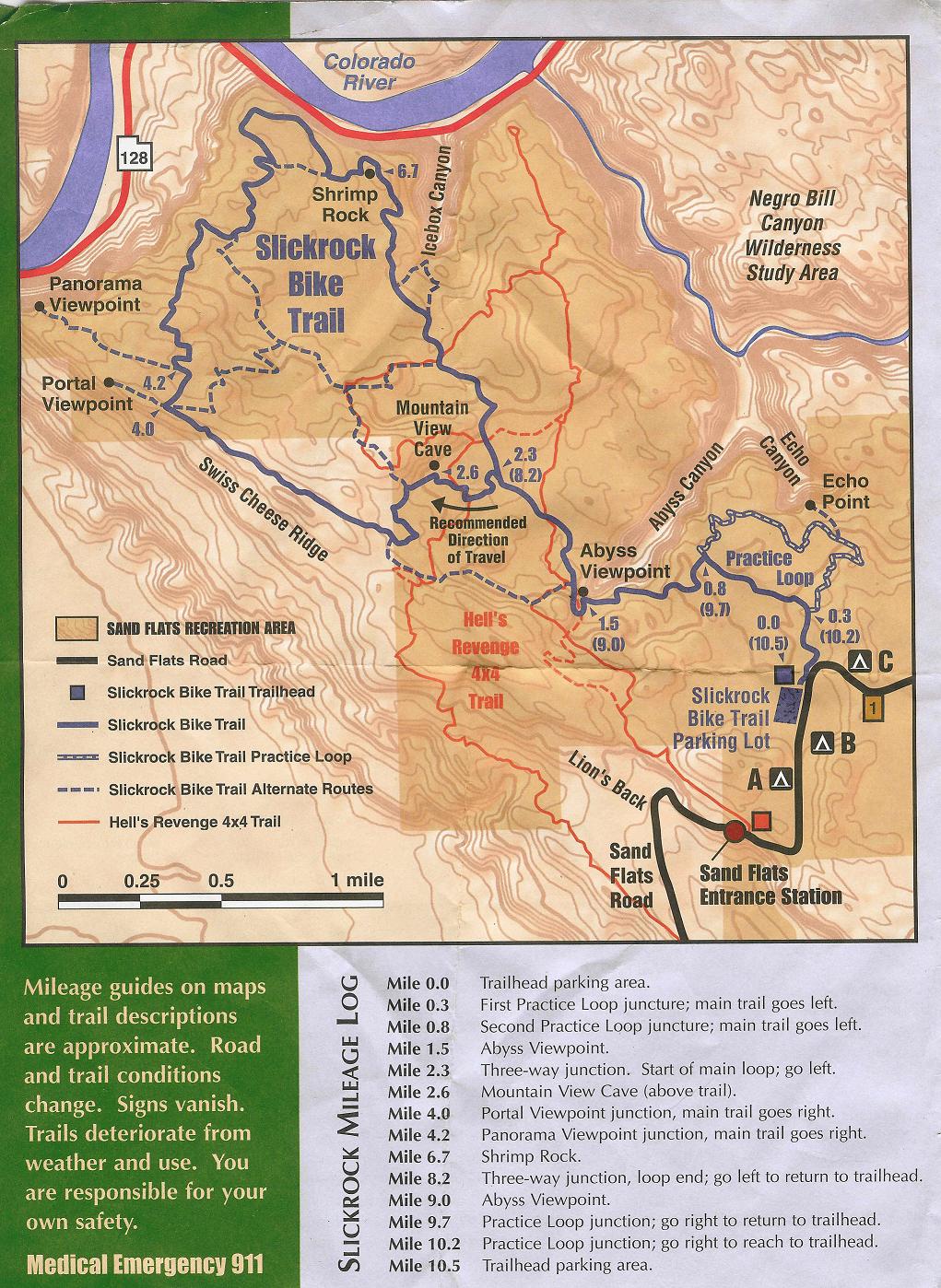moab utah map