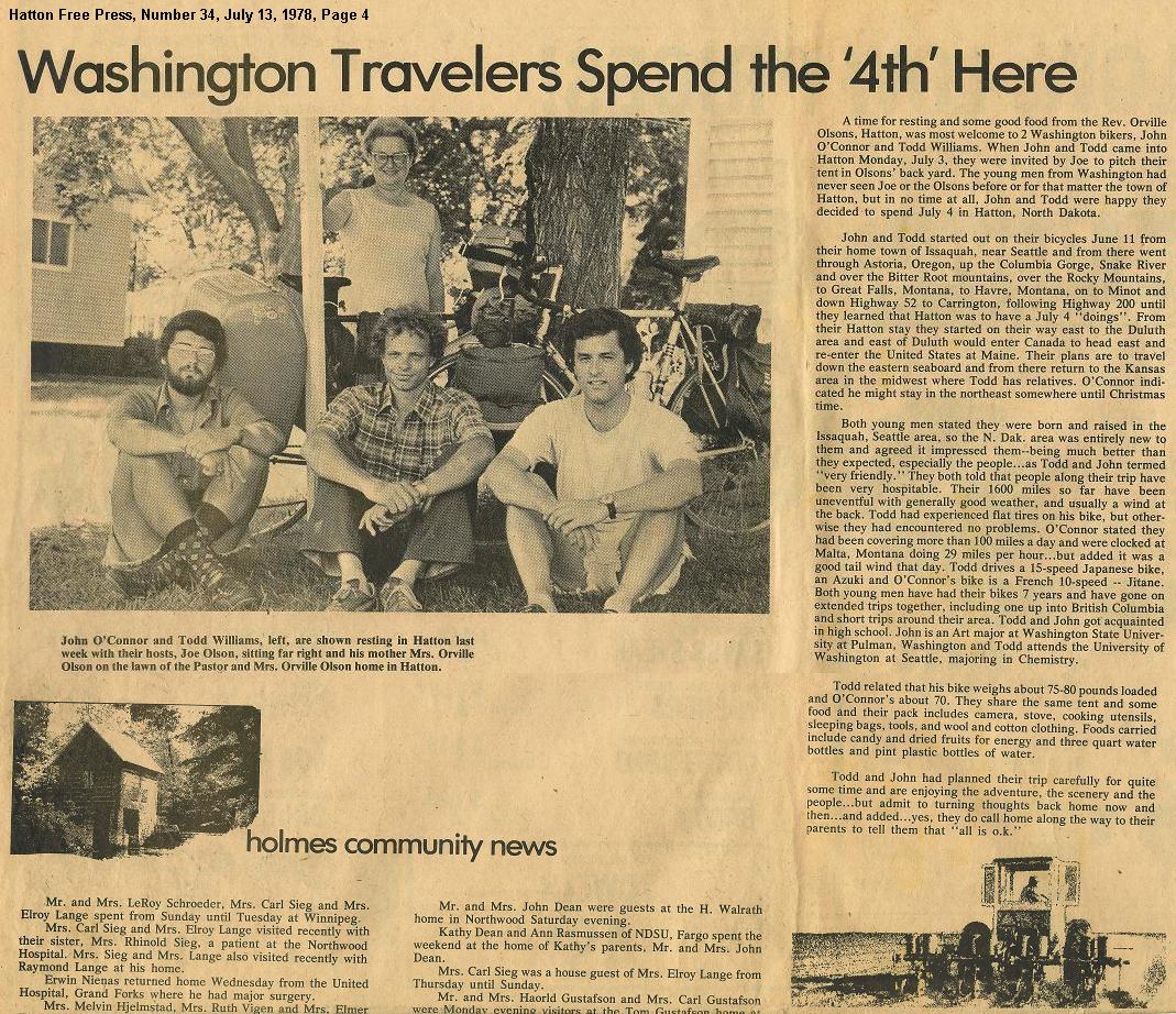 13 Jul, 1978 Hatton Free Press